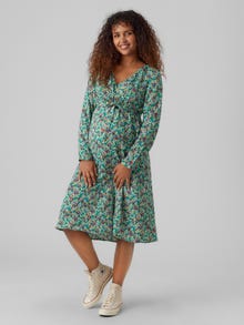 MAMA.LICIOUS MLBREE Maternity Dress -Ming Green - 20016234