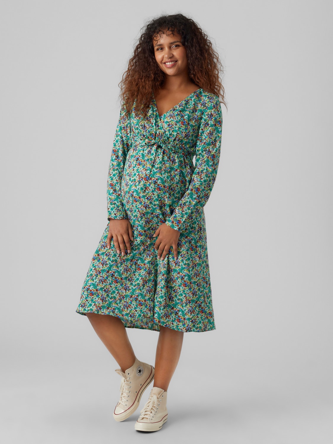 MAMA.LICIOUS Umstands-Kleid -Ming Green - 20016234