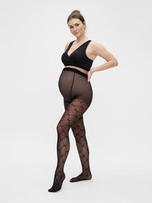 MAMA.LICIOUS 2-pack Maternity-tights -Black - 20016316