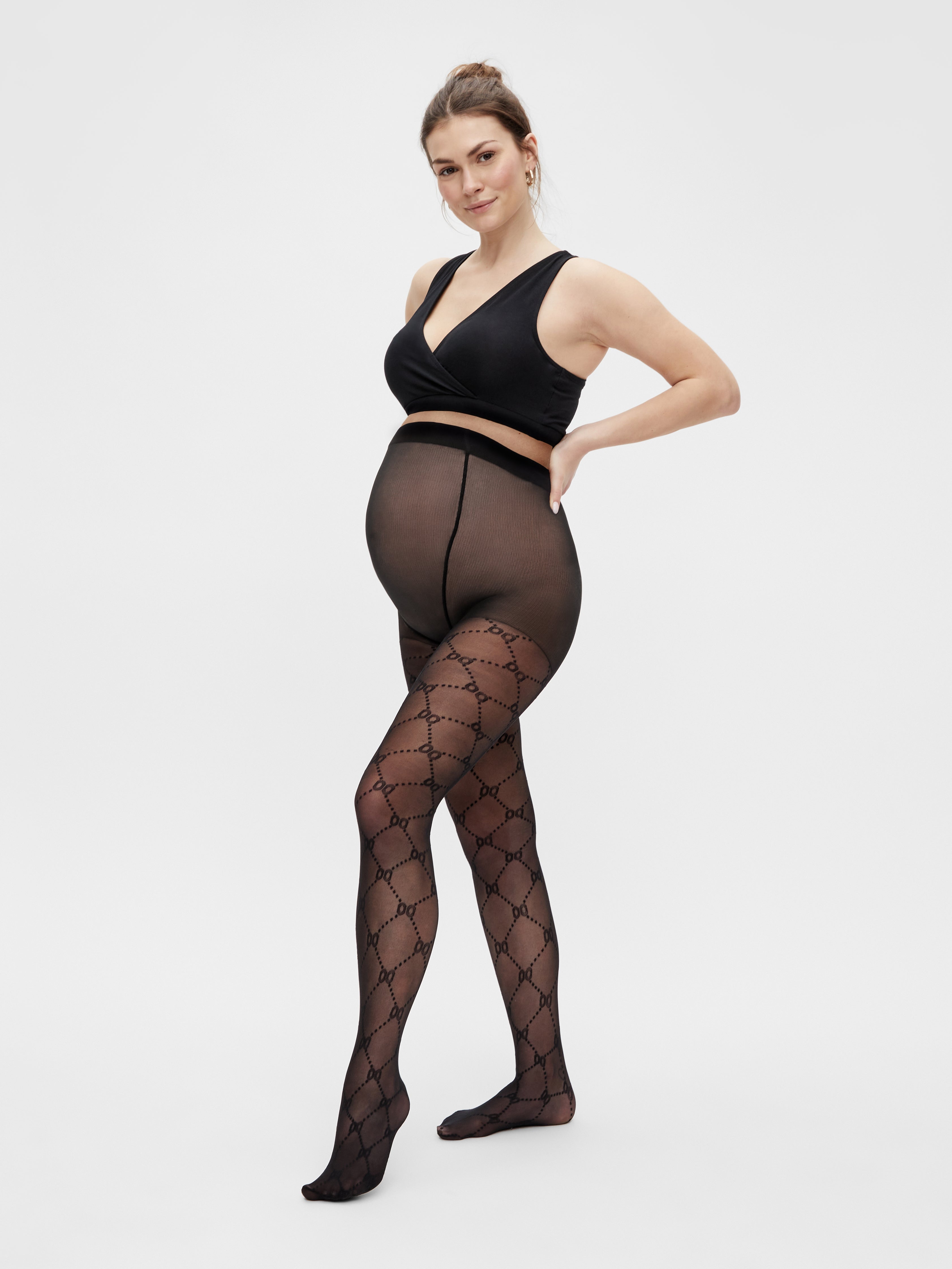 Maternity-tights | Black | MAMA.LICIOUS®