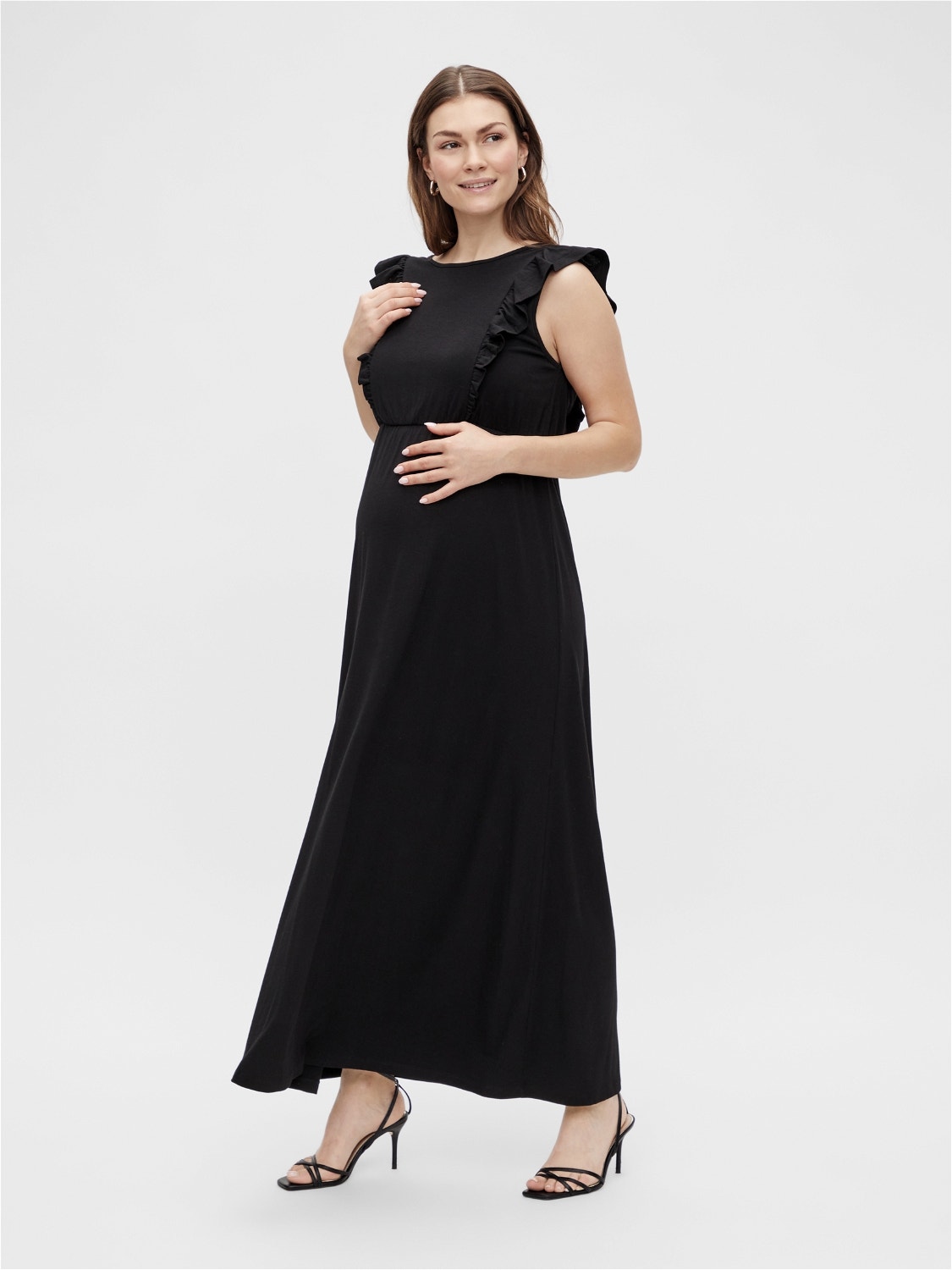 MAMA.LICIOUS Robes Regular Fit Col rond -Black - 20016333