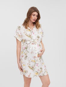 MAMA.LICIOUS VMMEASY Maternity Dress -Snow White - 20016411