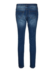 MAMA.LICIOUS Krój slim Jeans -Medium Blue Denim - 20016422