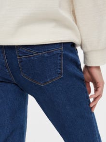 MAMA.LICIOUS Jeans Slim Fit -Dark Blue Denim - 20016445