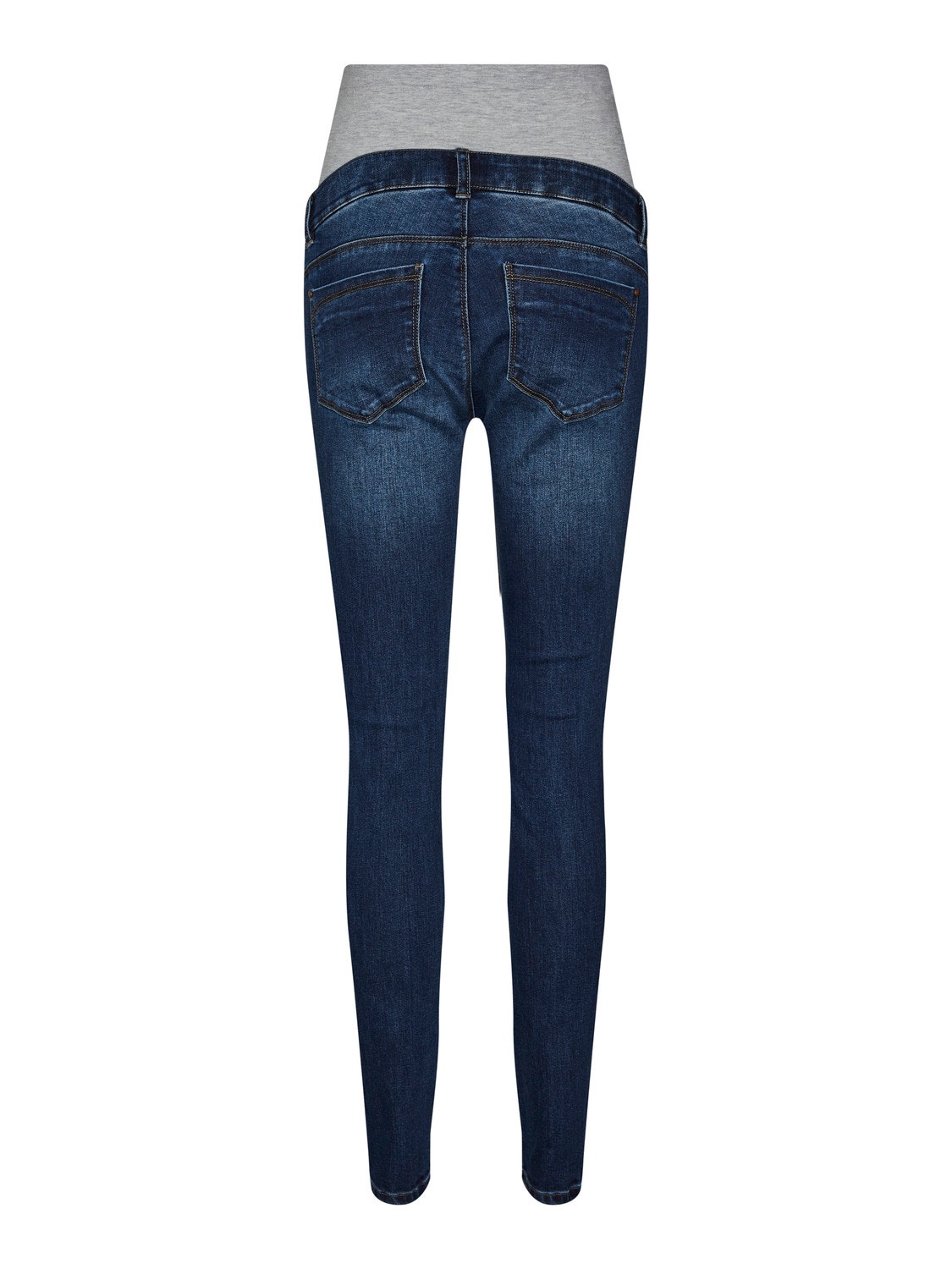 MAMA.LICIOUS Krój slim Jeans -Medium Blue Denim - 20016450