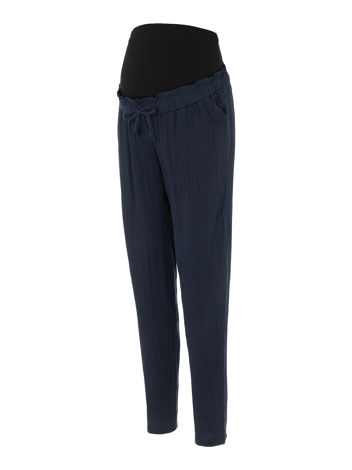 MAMA.LICIOUS Regular Fit Curve Trousers -Blueberry - 20016468
