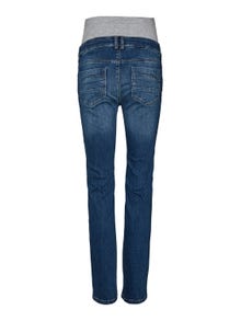 MAMA.LICIOUS Rak passform Jeans -Medium Blue Denim - 20016511