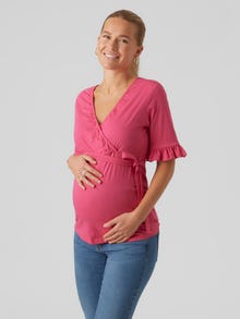 MAMA.LICIOUS Maternity-top -Fuchsia Fedora - 20016516