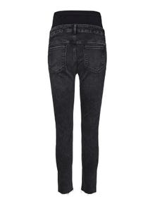 MAMA.LICIOUS Krój slim Jeans -Black Denim - 20016529