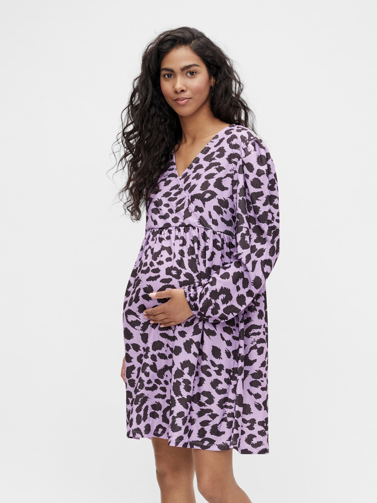 MAMA.LICIOUS Robes Wide Fit Col en V -African Violet - 20016536