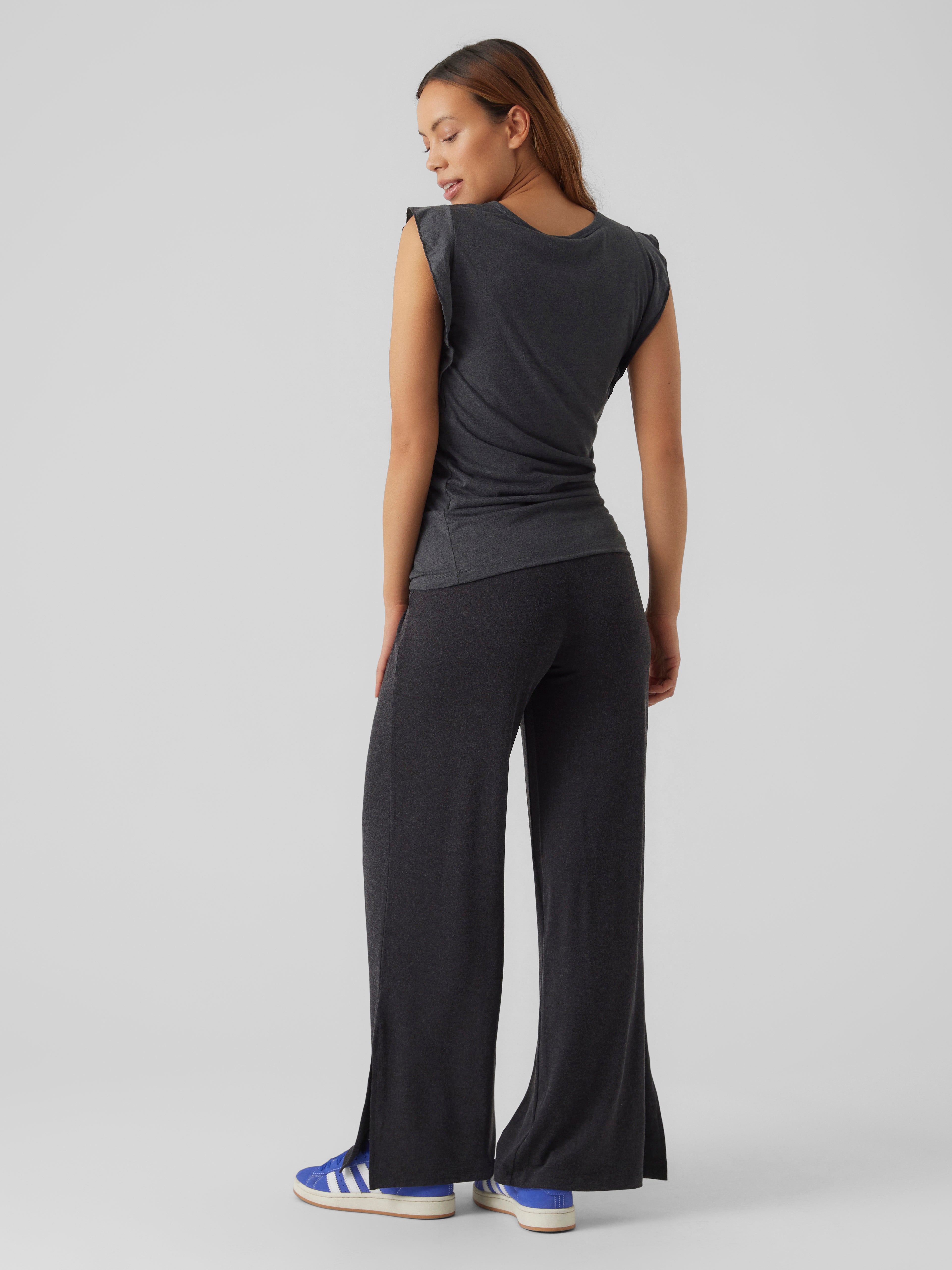 Wide Leg Fit Side slits Trousers