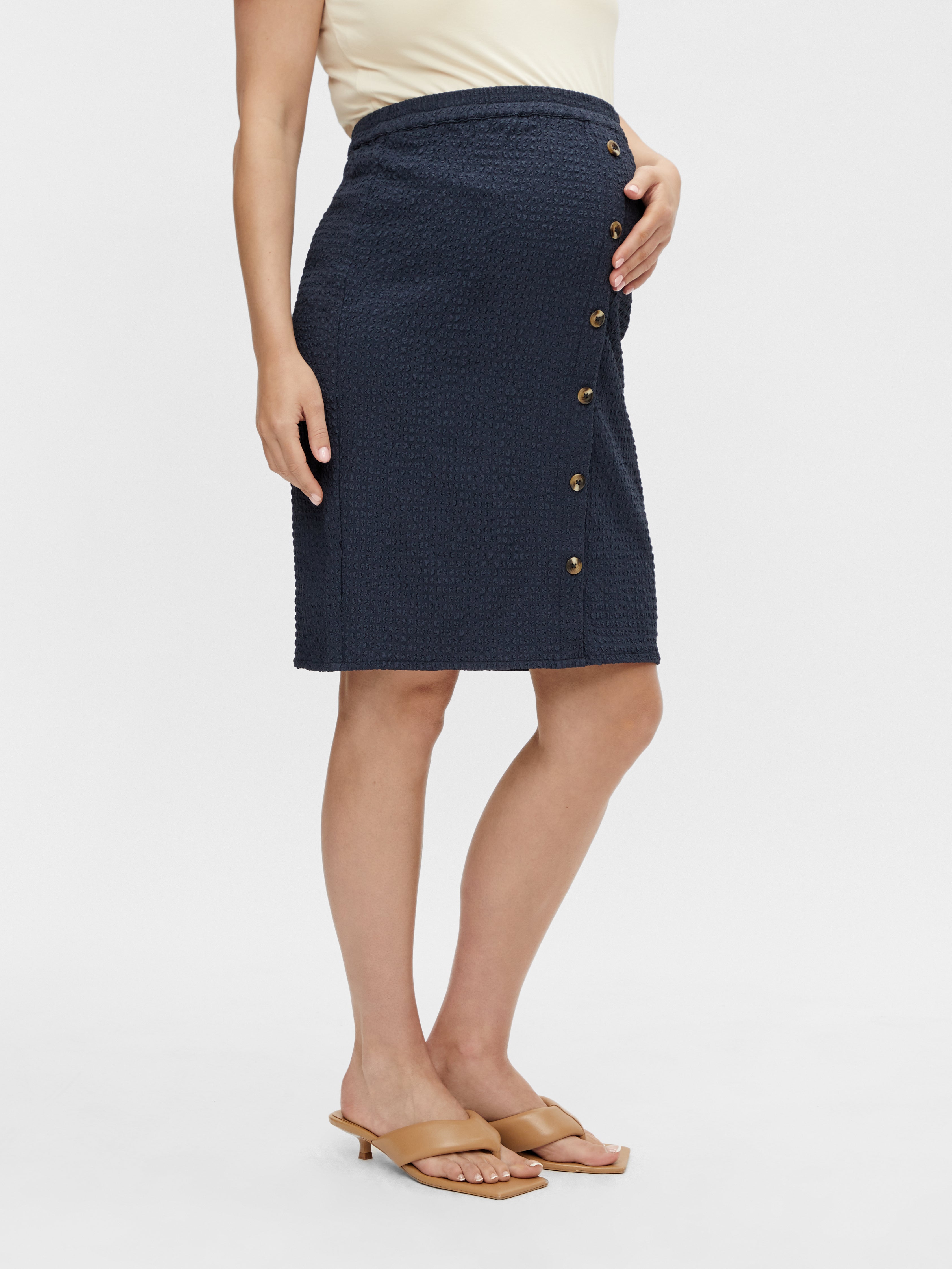 Maternity pencil hotsell skirt navy