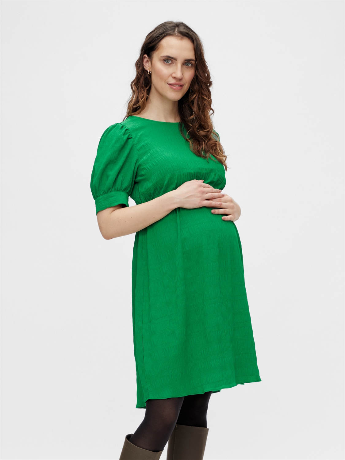 MAMA.LICIOUS Maternity-dress -Fern Green - 20016668