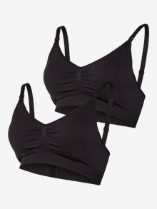 MAMA.LICIOUS MLILJA 2-pack Nursing Bra -Black - 20016722