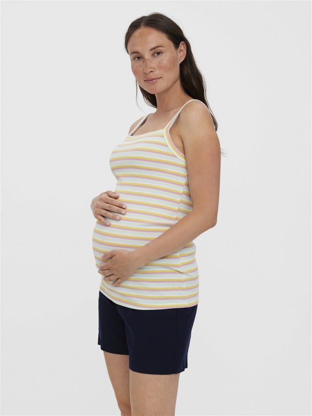 MAMALICIOUS women's maternity shirt with concealed nursing function,  short-sleeved summer shirt 97849269 Khaki