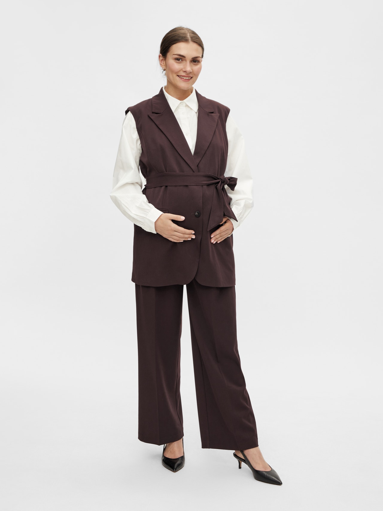 MAMA.LICIOUS Cardigans Col chemise -Java - 20016791