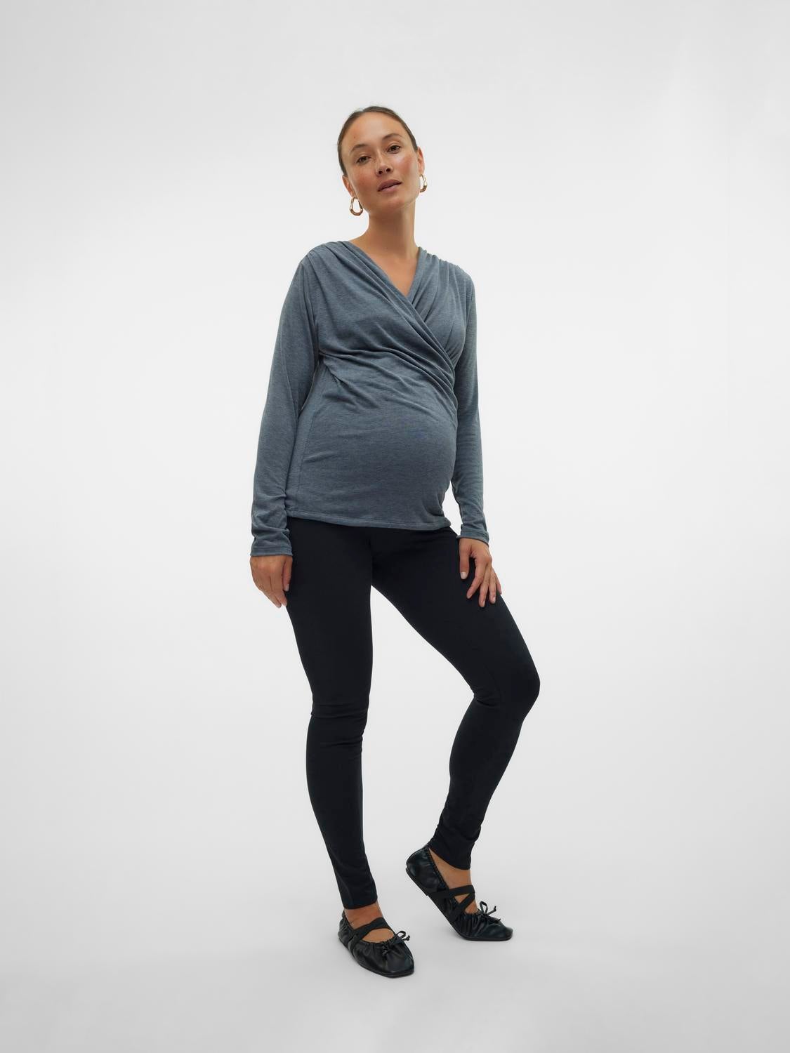 Boob Leggings for Pregnancy and Beyond - Pine Green - Comfortable and  Eco-Friendly! unisex (bambini)