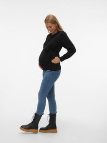 MAMA.LICIOUS Knitted maternity-pullover -Black - 20016864