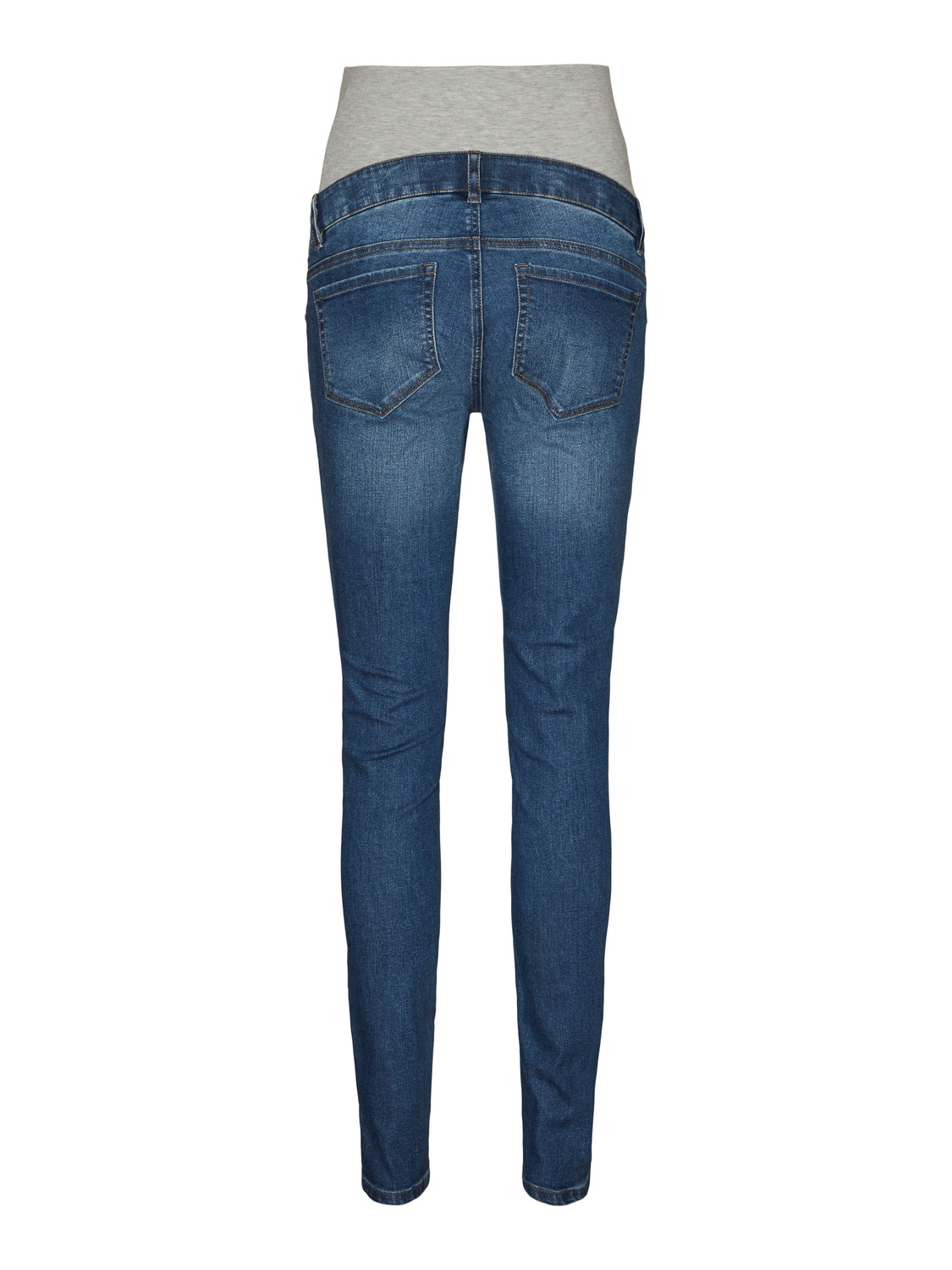 MAMA.LICIOUS Slim Fit Jeans -Dark Blue Denim - 20016961