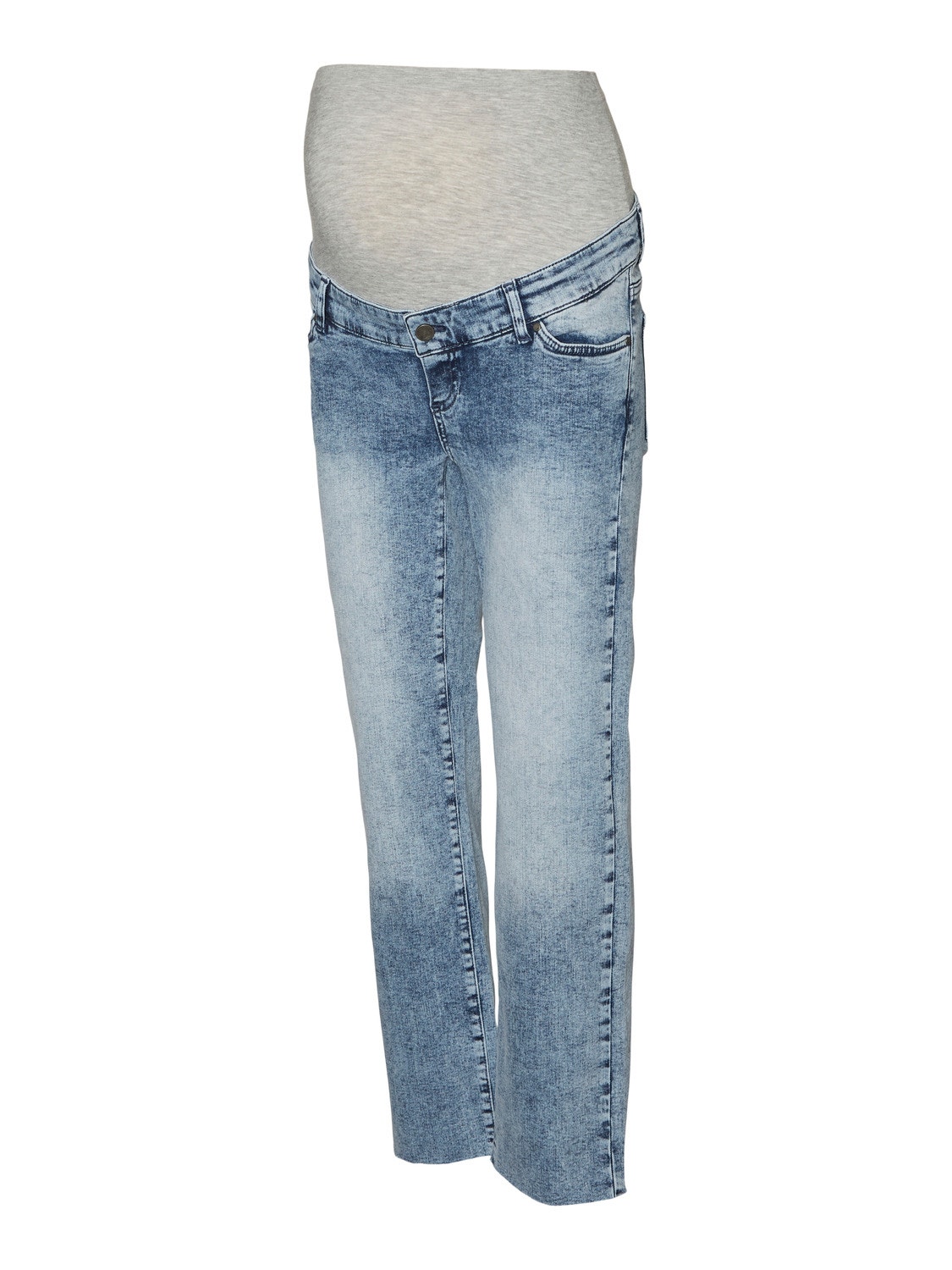 MAMA.LICIOUS Krój regularny Jeans -Dark Blue Denim - 20016964