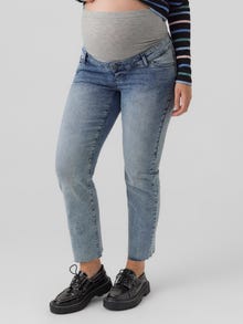 MAMA.LICIOUS Normal passform Jeans -Dark Blue Denim - 20016964