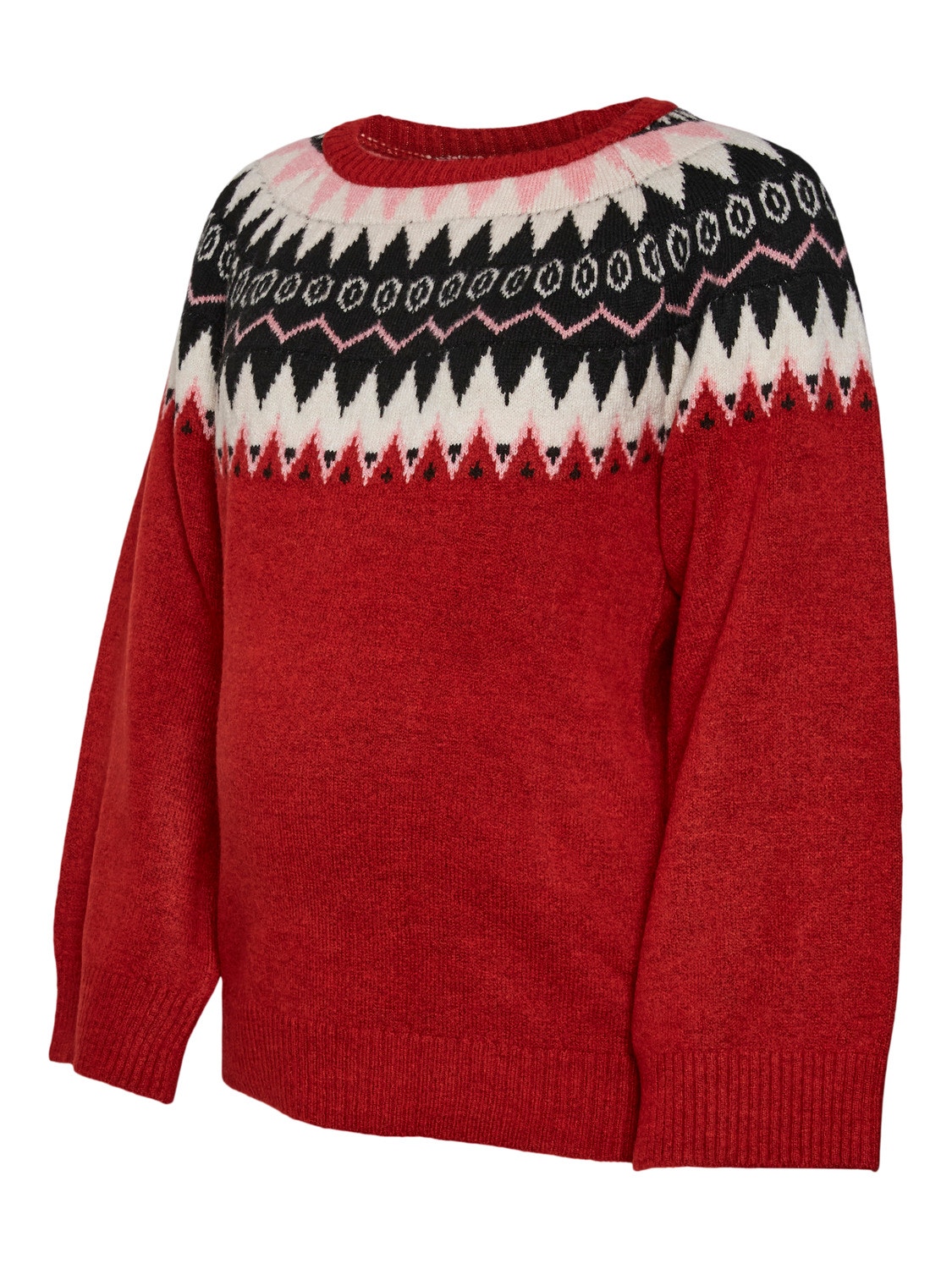 MAMA.LICIOUS Knitted maternity-pullover -High Risk Red - 20016973