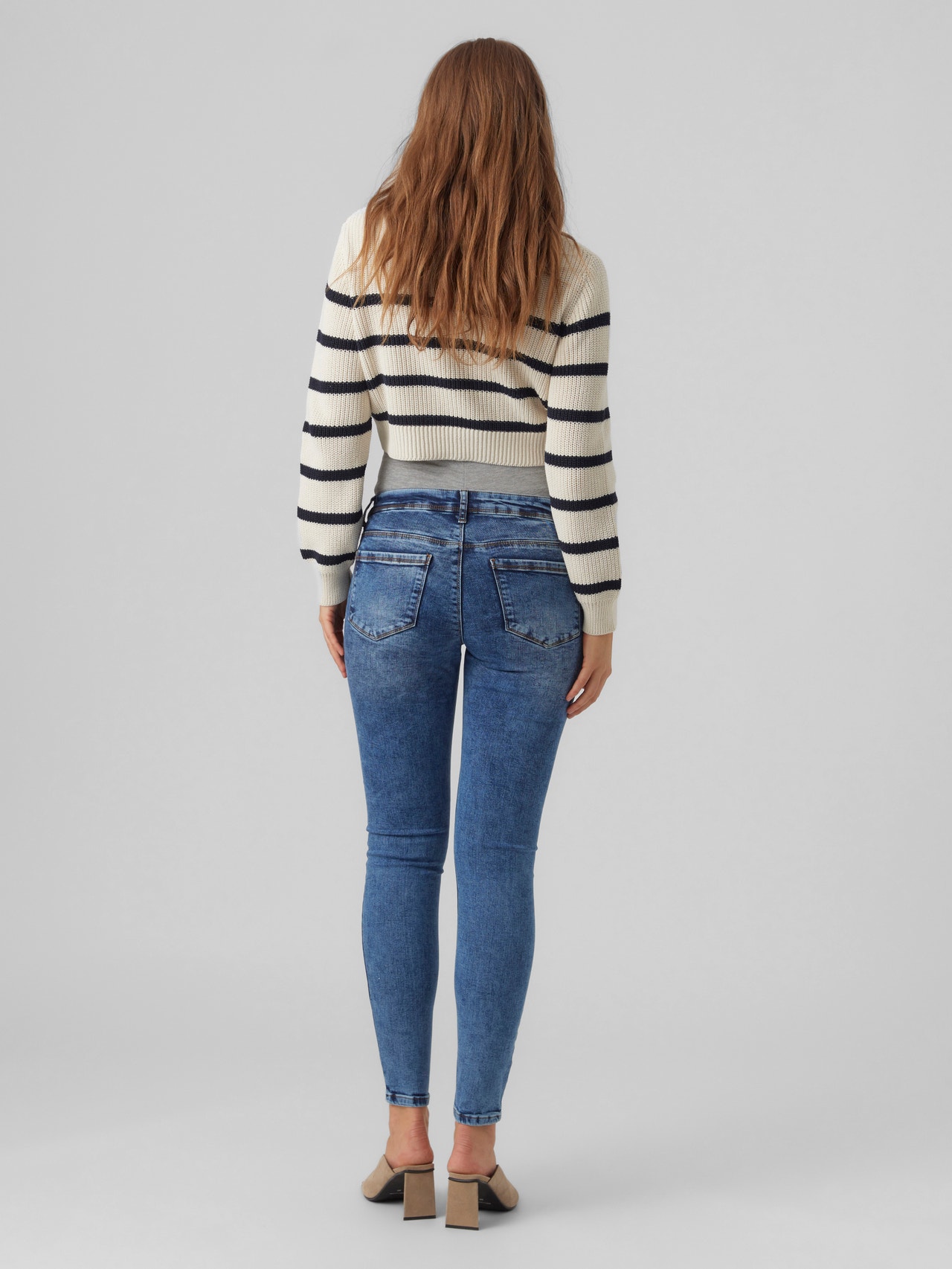 MAMA.LICIOUS Slim fit Jeans -Medium Blue Denim - 20017024