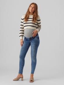 MAMA.LICIOUS Slim fit Jeans -Medium Blue Denim - 20017024