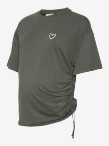 MAMA.LICIOUS Tops Regular Fit Col rond -Climbing Ivy - 20017057