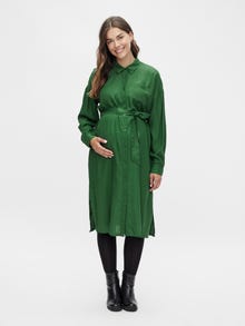 MAMA.LICIOUS Robes Regular Fit Col chemise Poignets boutonnés Manches classiques -Greener Pastures - 20017136