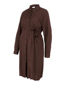 MAMA.LICIOUS Robes chemise Regular Fit Col chemise Poignets ou bas élastiqués Manches classiques -Java - 20017165