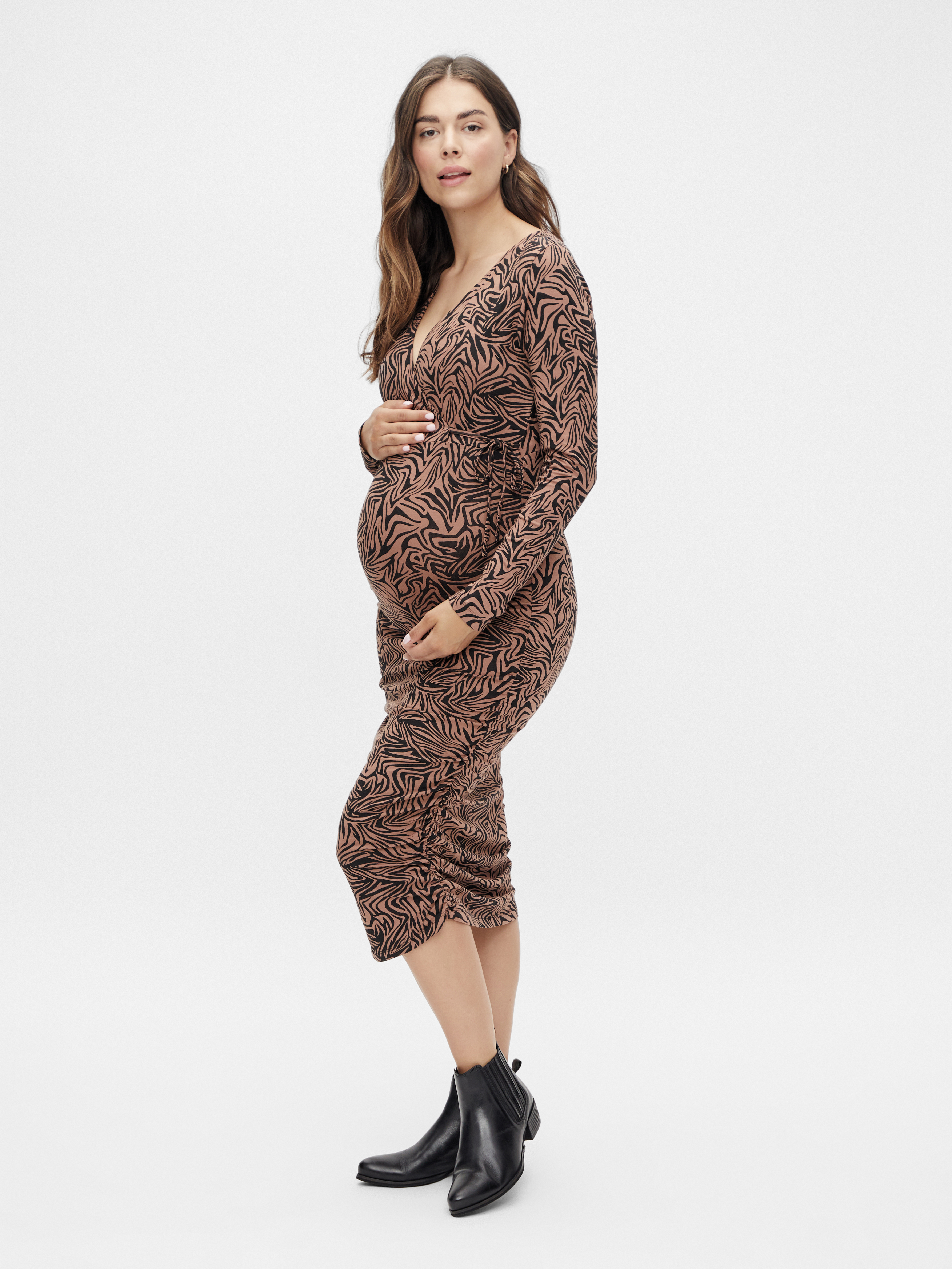 MAMA.LICIOUS Maternity-dress -Acorn - 20017185