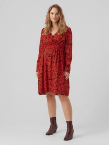MAMA.LICIOUS Umstands-Kleid -High Risk Red - 20017186