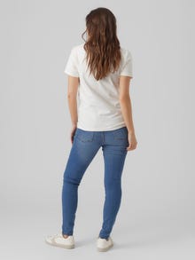 MAMA.LICIOUS Jeans Slim Fit -Medium Blue Denim - 20017192