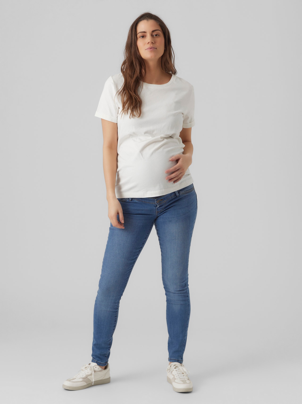MAMA.LICIOUS Maternity-jeans -Medium Blue Denim - 20017192