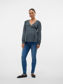 MAMA.LICIOUS Vaqueros Corte slim -Medium Blue Denim - 20017192
