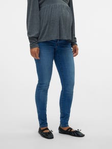 MAMA.LICIOUS Vaqueros Corte slim -Medium Blue Denim - 20017192