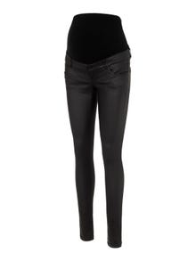MAMA.LICIOUS Slim Fit Jeans -Black Denim - 20017194