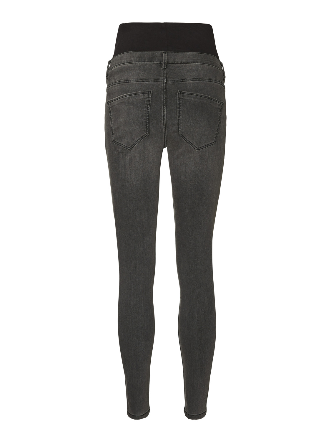 MAMA.LICIOUS Skinny Fit Jeans -Dark Grey Denim - 20017299