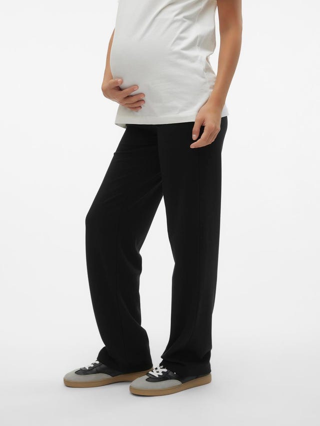 MAMA.LICIOUS Straight Fit High rise Trousers - 20017358
