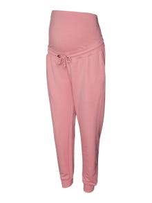 MAMA.LICIOUS Comfort Fit Trousers -Pink Lemonade - 20017359