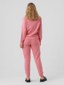MAMA.LICIOUS Pantalones Corte comfort -Pink Lemonade - 20017359