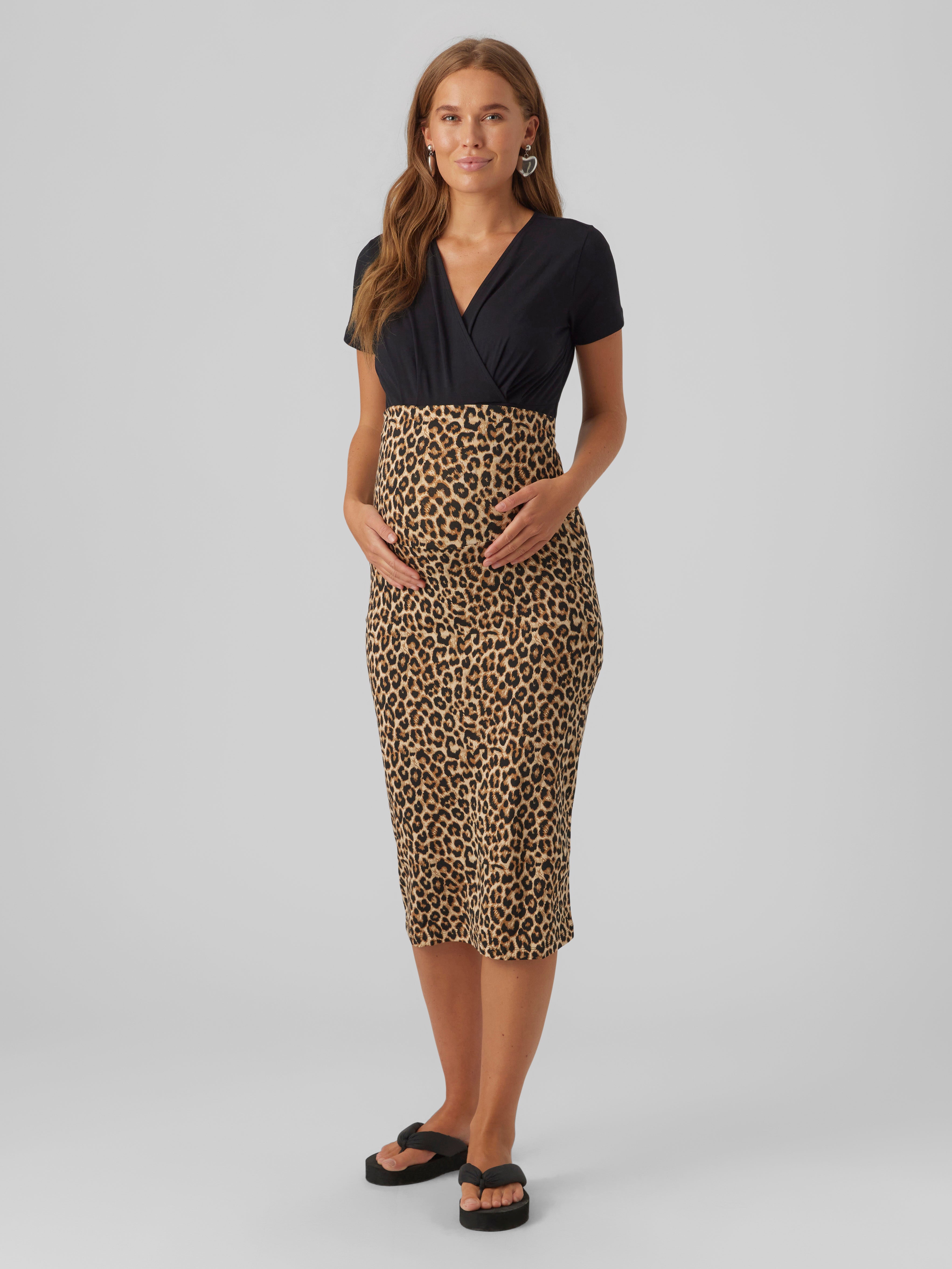 Printed maternity pencil skirt hotsell