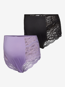 MAMA.LICIOUS MLSENIA 2-pack Unterhose -Black - 20017407