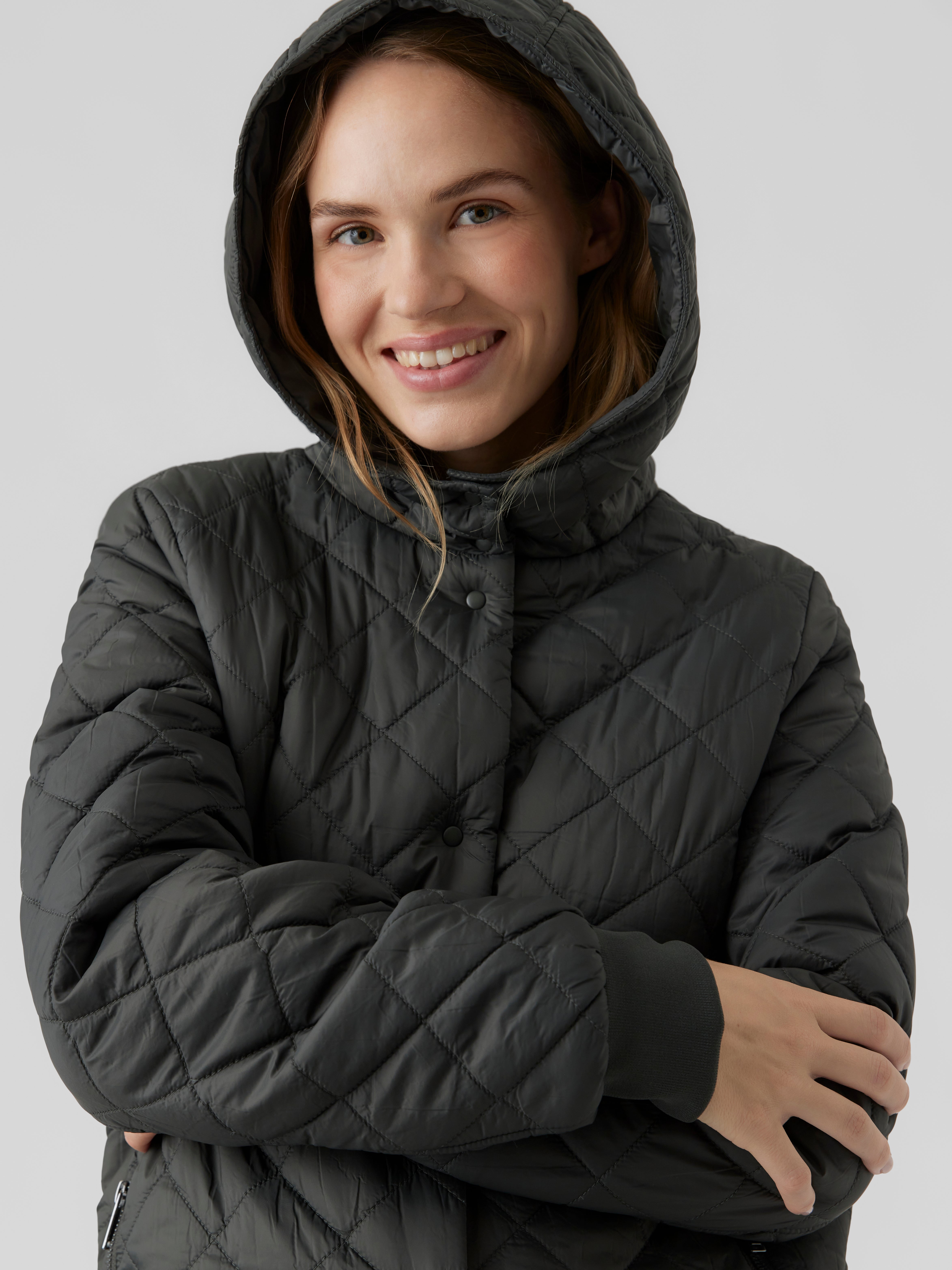 Quilted puffer clearance maternity coat