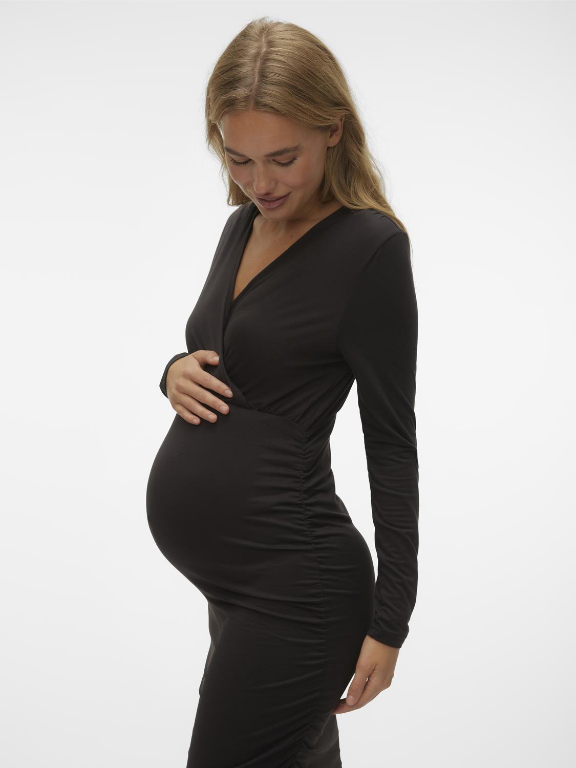 MAMA.LICIOUS Maternity-dress -Black - 20017496