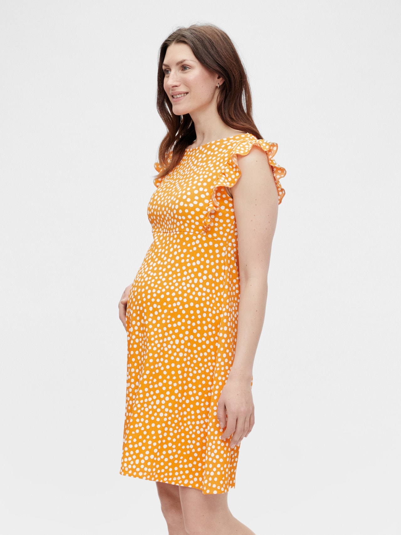 MAMA.LICIOUS Mamma-kjole -Orange Pepper - 20017532