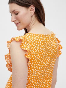 MAMA.LICIOUS vente-kjole -Orange Pepper - 20017532