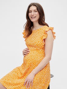 MAMA.LICIOUS Mamma-klänning -Orange Pepper - 20017532
