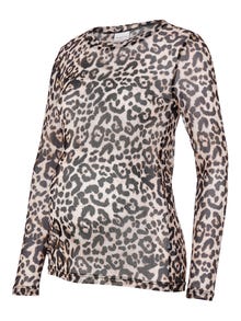 MAMA.LICIOUS Tops Corte regular Cuello redondo -Oatmeal - 20017618